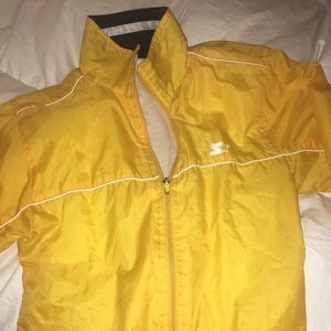 Yellow windbreaker